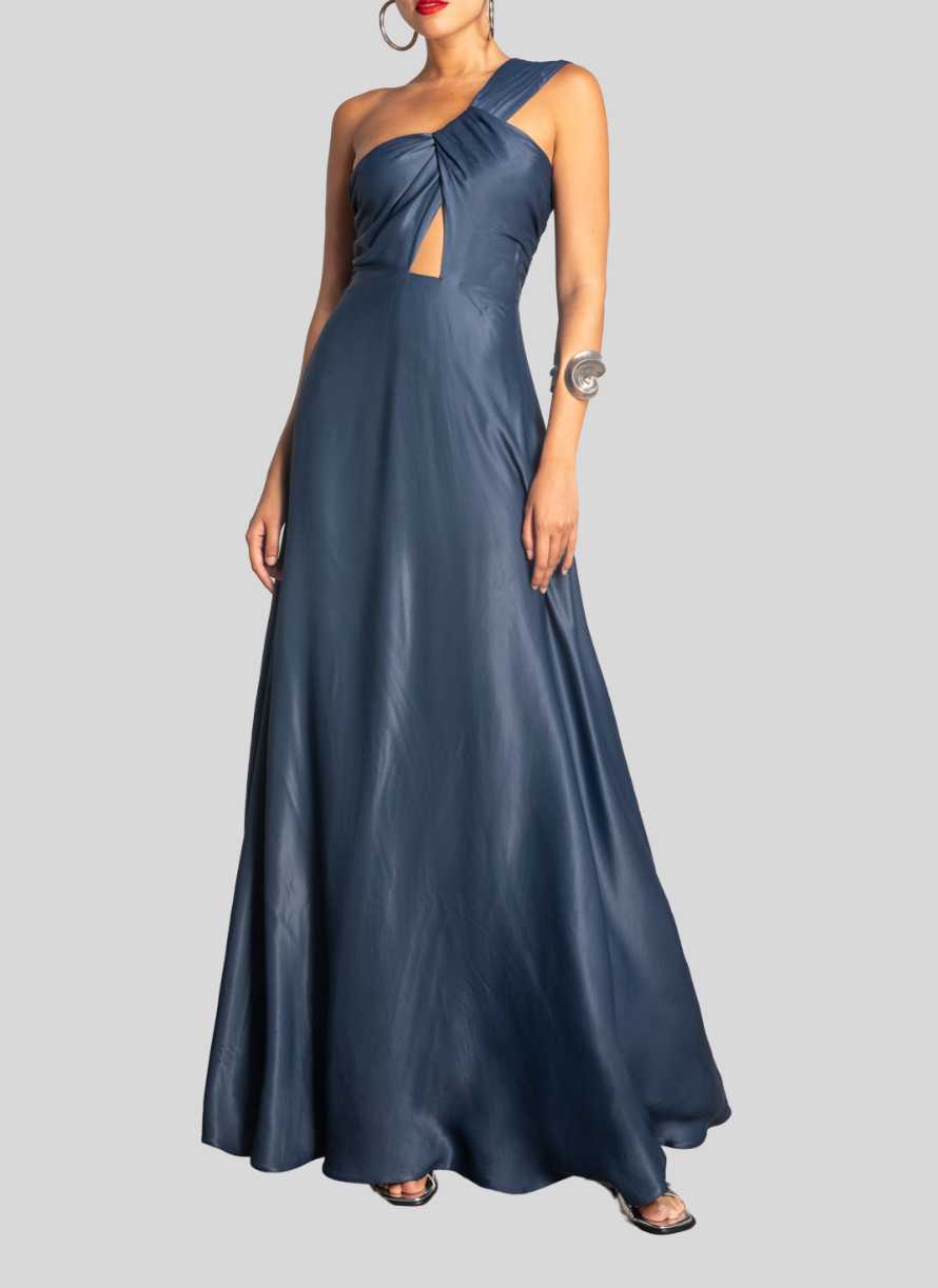 VESTIDO MOUTAKI ASIMÉTRICO
