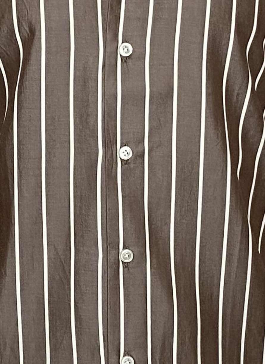 Camisa de lino manga larga BASTONCINO