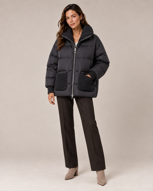 Chaqueta DUNO plumas oversize