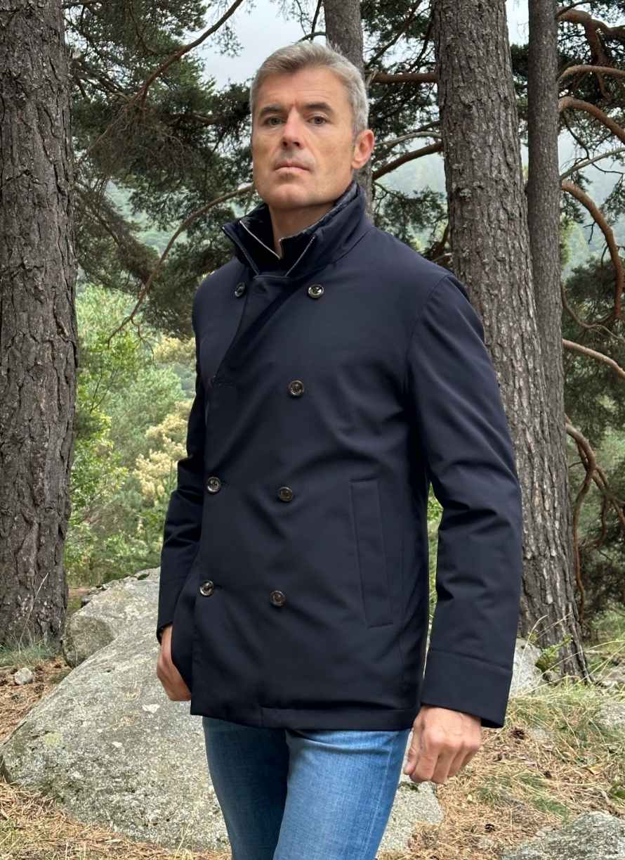 Parka MONTECORE pluma marino