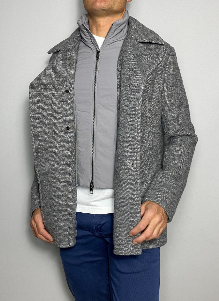 ABRIGO 3/4 DUNO CRUZADO