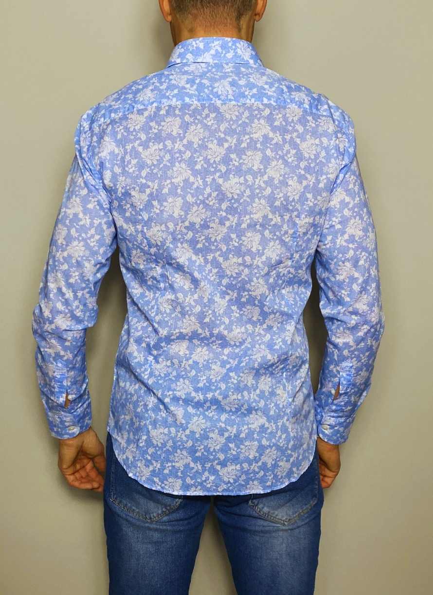 Camisa de algodón manga larga BASTONCINO