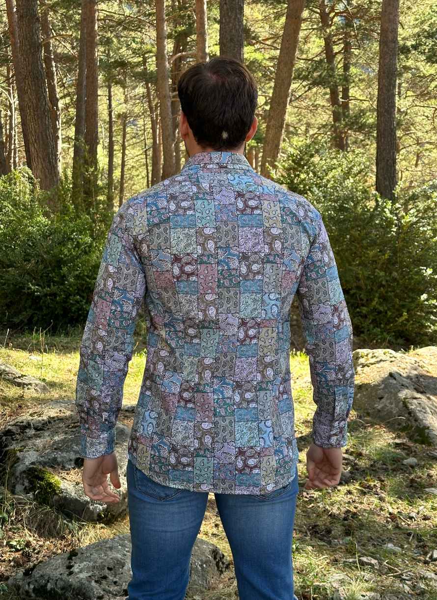 Camisa ALTEMFLOWER  multicolor parches