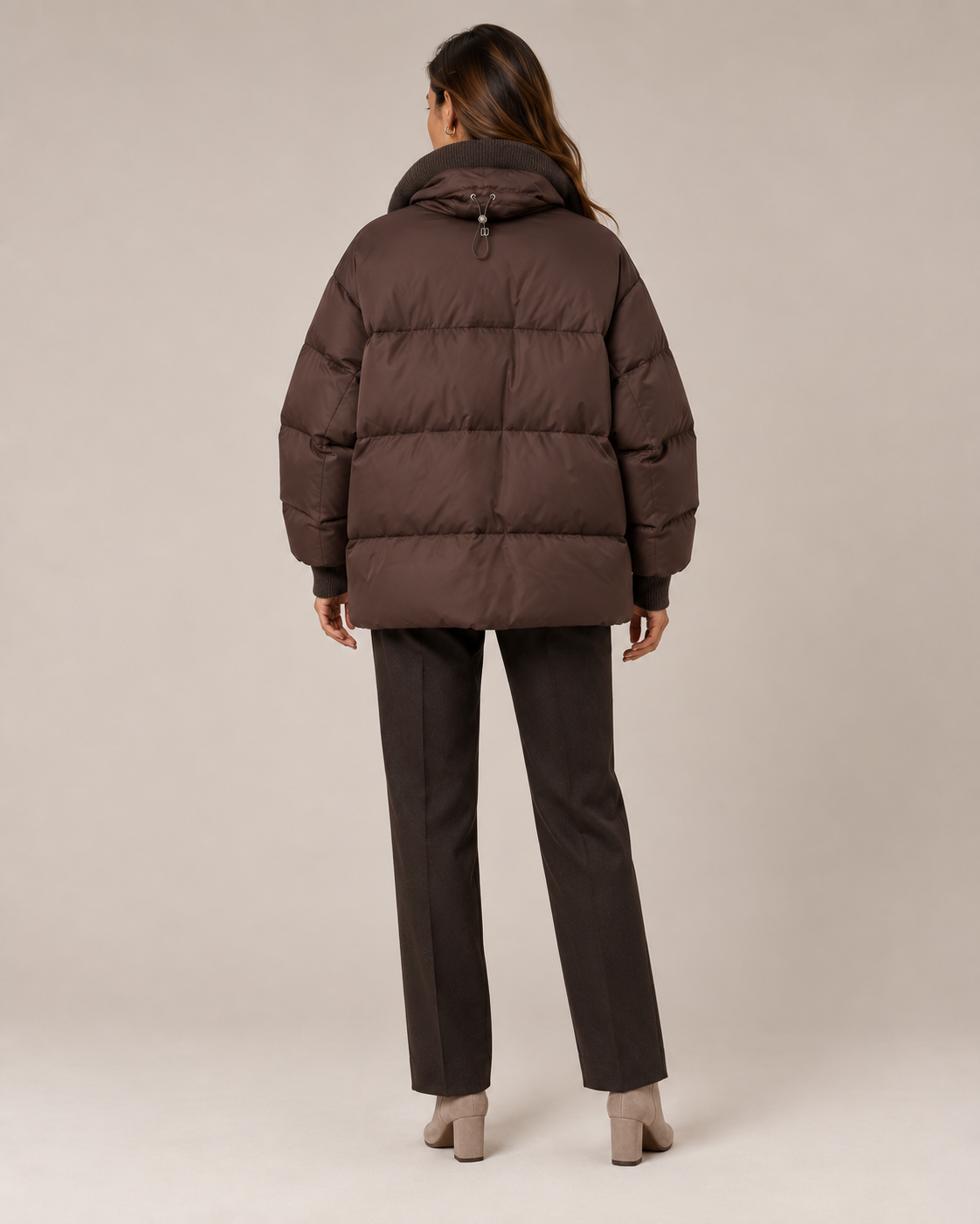 Chaqueta DUNO plumas oversize