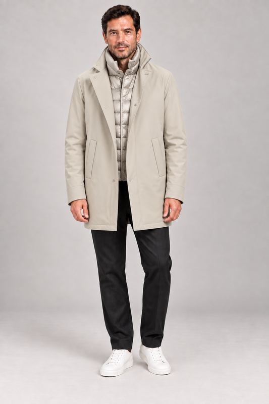 Parka DUNO pluma beige