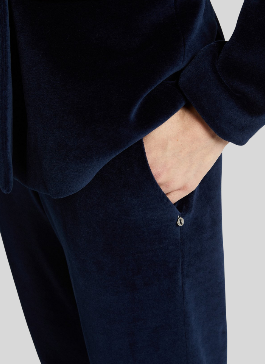 TRAJE OTTOD'AME TERCIOPELO CRUZADO MARINO