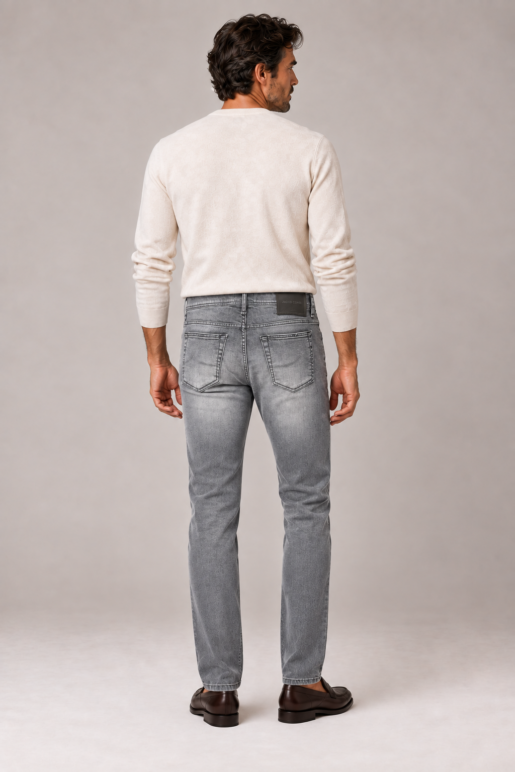 Pantalón tejano JACOB COHEN gris