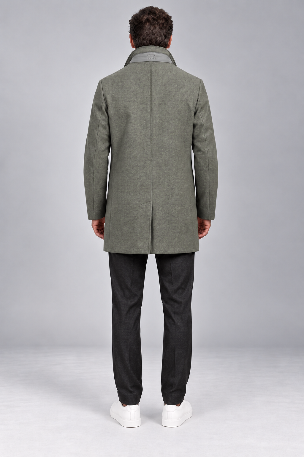 Parka DUNO lana y pluma verde